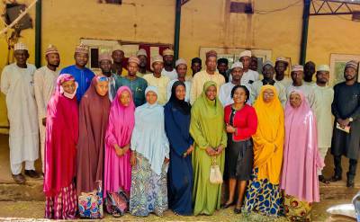 Group photo with participants during the training of EAs on Quality Assurance in Sokoto, Nigeria