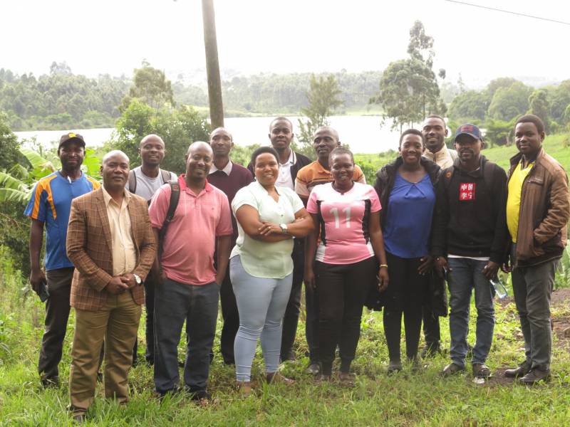 Group photo of master’s students alongside SAA  staff who facilitated a guest lecture.