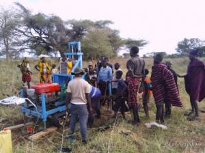 Water drilling in Karamoja to improve access to reliable water for agricultural production and mechanization services.
