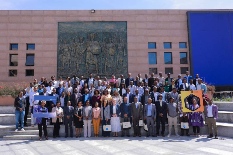 Group photo of the P4FP inaugural convening participants
