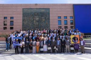 Group photo of the P4FP inaugural convening participants