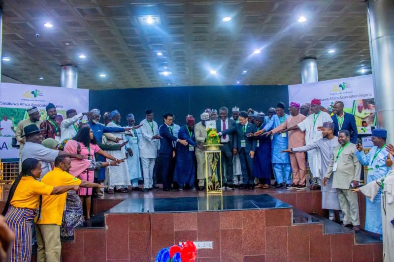 SAA Nigeria team and partners celebrate the 40th anniversary, marking four decades of impact.