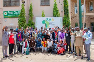 Group photo of participants in the flash training organized by SAA during Environment Week.