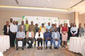A cross-section of participants sharing a light moment after the workshop.