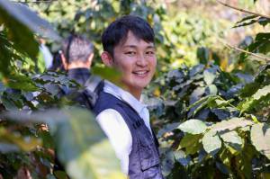 ラオスのコーヒー産地にて