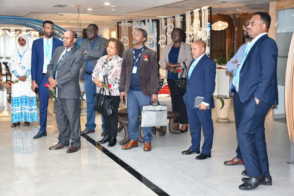 SAA delegation team while visiting Coopbank Digital Ecosystem.